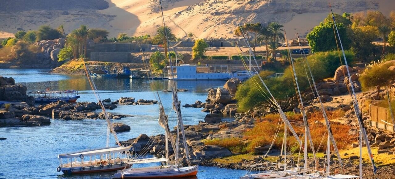 Elephantine island in Aswan , Egypt