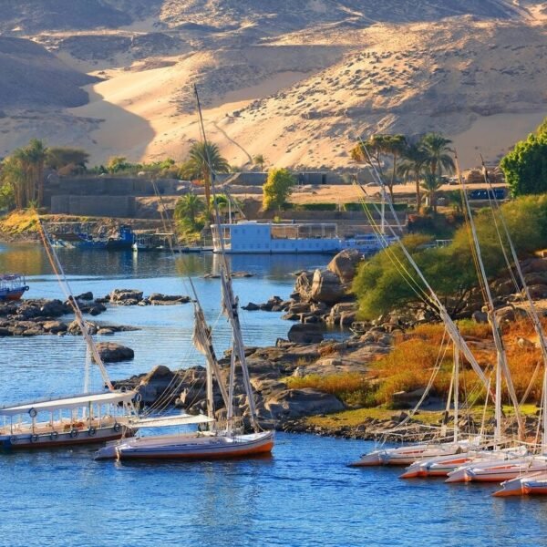 Elephantine island in Aswan , Egypt