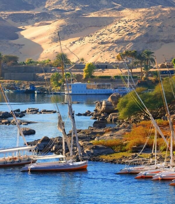 Elephantine island in Aswan , Egypt