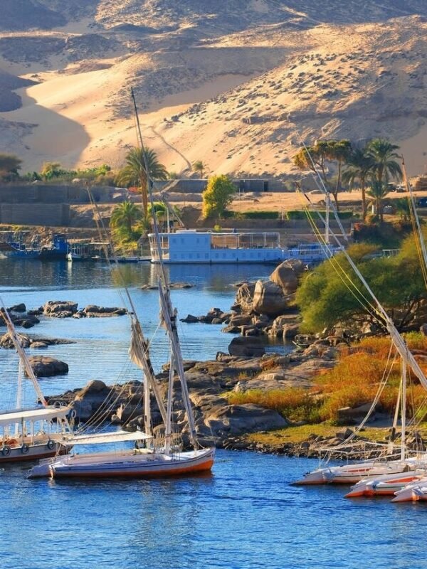 Elephantine island in Aswan , Egypt