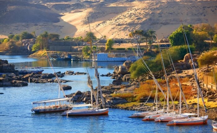 Elephantine island in Aswan , Egypt