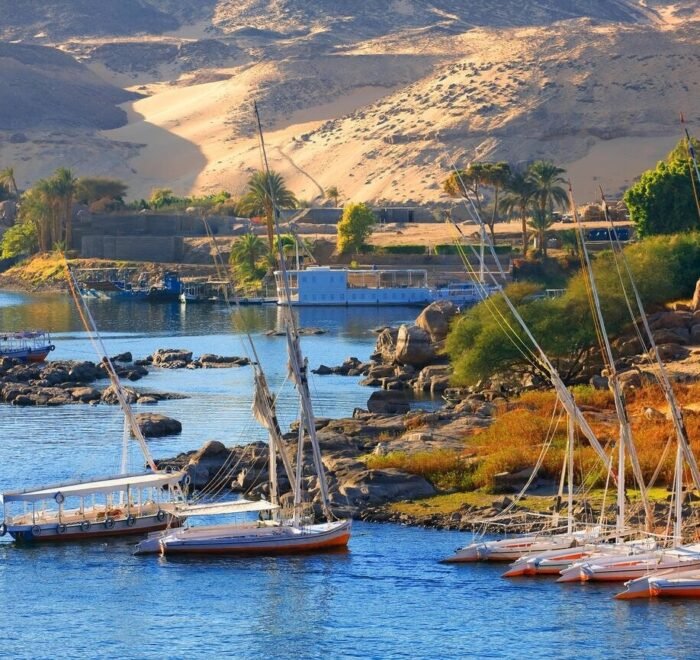 Elephantine island in Aswan , Egypt