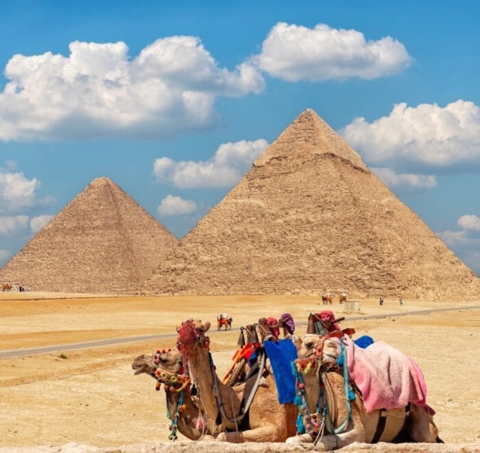 Pyramids of Giza in Cairo