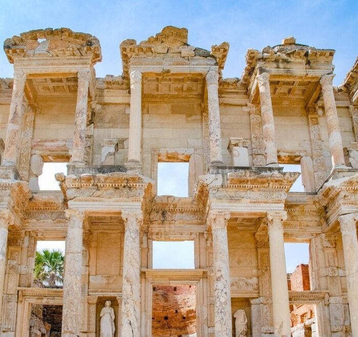 Turkey-Facade of library of Celsus in Ephesus, Turkey