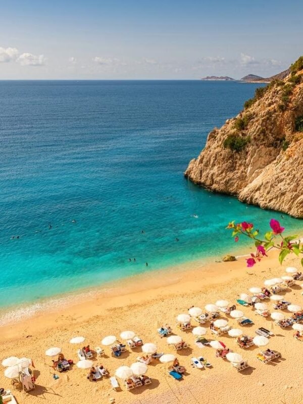 Turkey-Kaputas Beach Blue Water On Coast