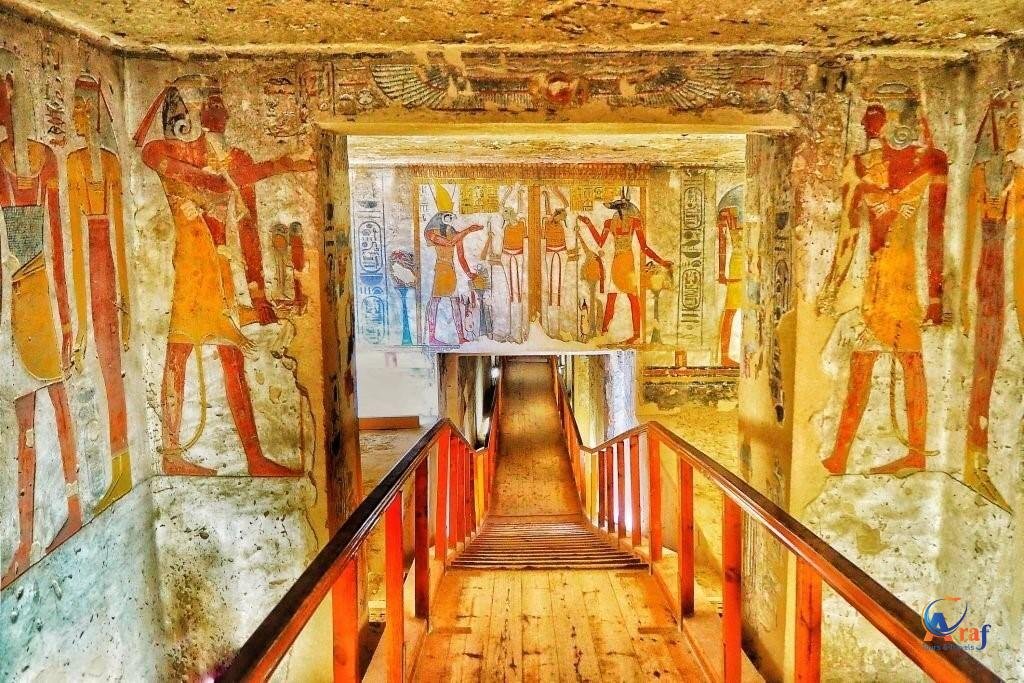 Egypt Hieroglyphics in Valley of kings
