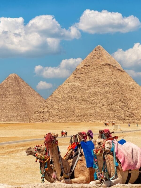 Pyramids of Giza in Cairo