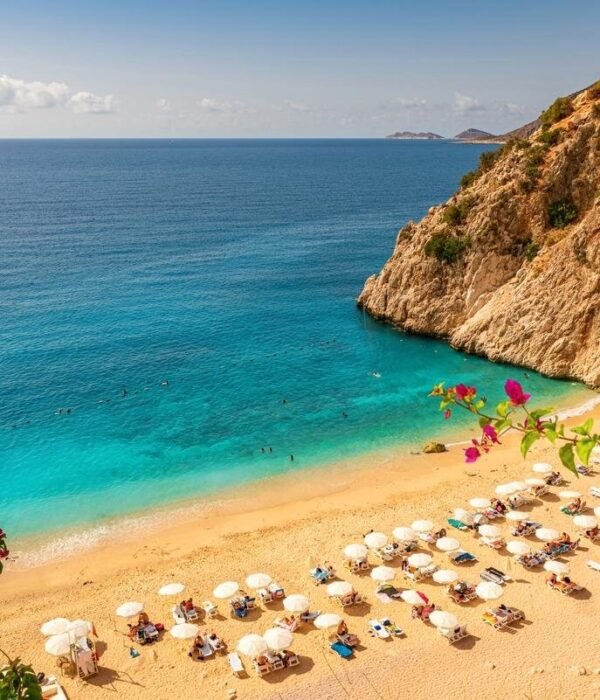 Turkey-Kaputas Beach Blue Water On Coast