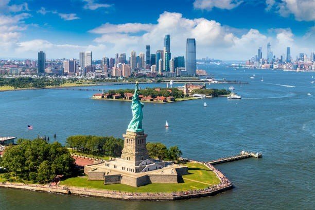 New York USA. The largest city in America