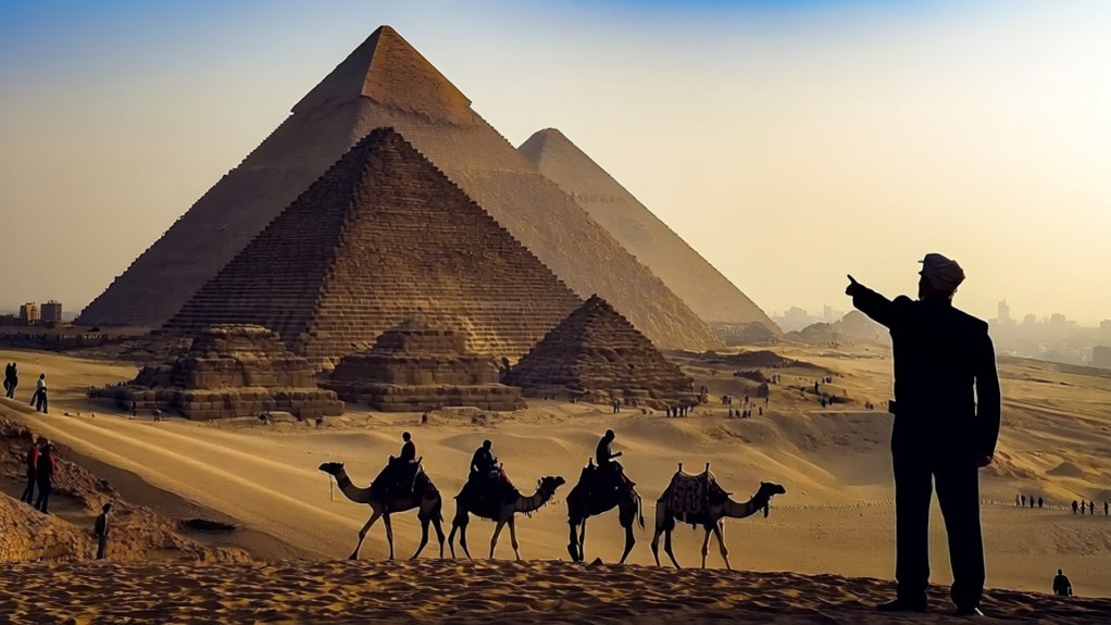 ancient egyptian pyramid construction