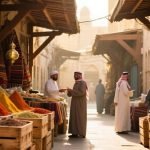 historic madinah market scenes