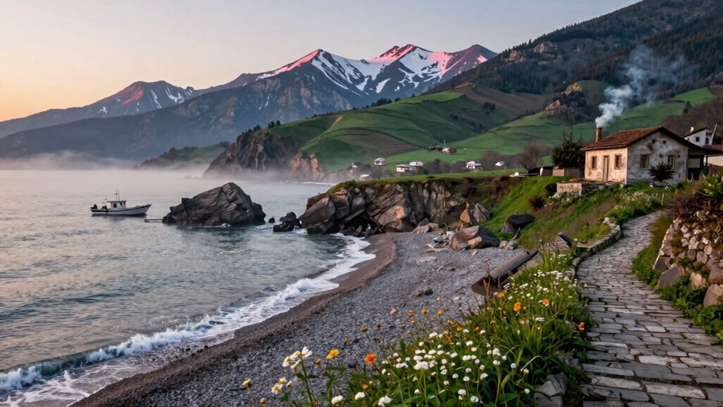 cliffside monasteries tea villages