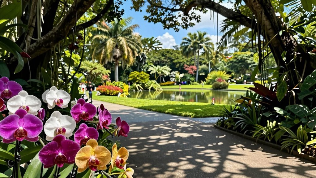 heritage trees and orchids