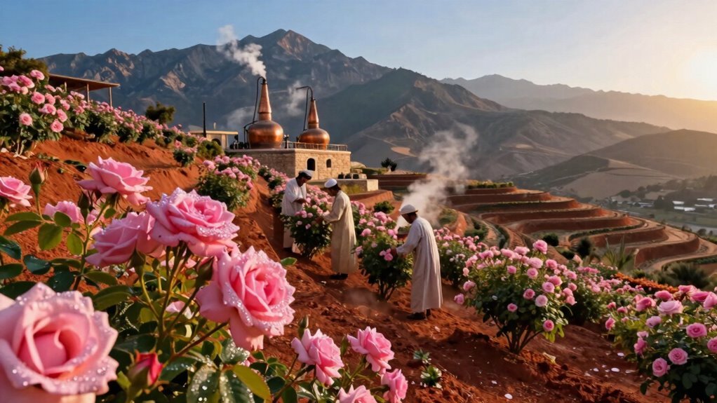 taif dawn rose harvest