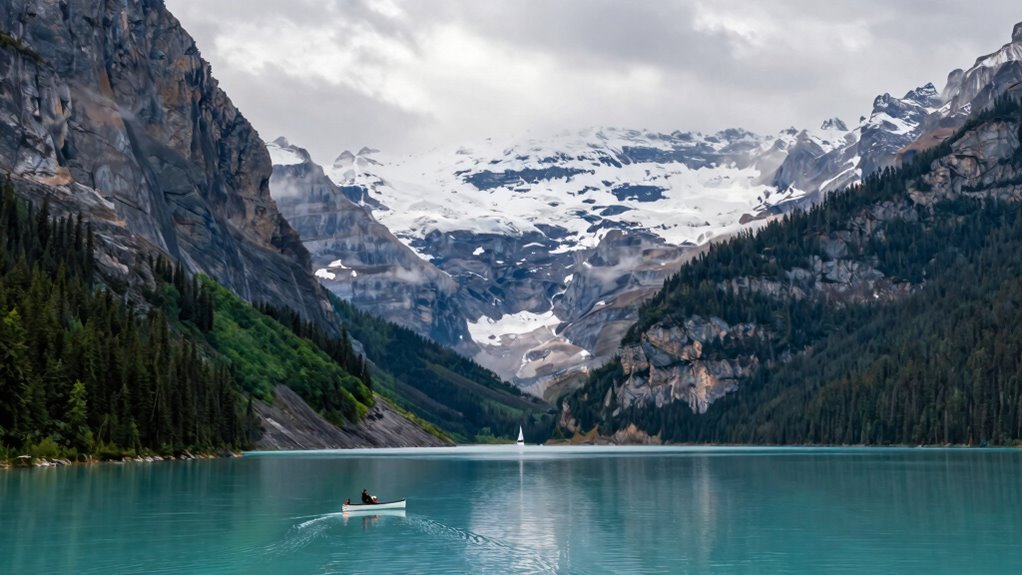 turquoise fjords glacial mirror