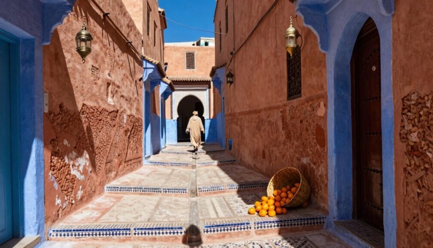 vibrant moroccan cultural and landscapes